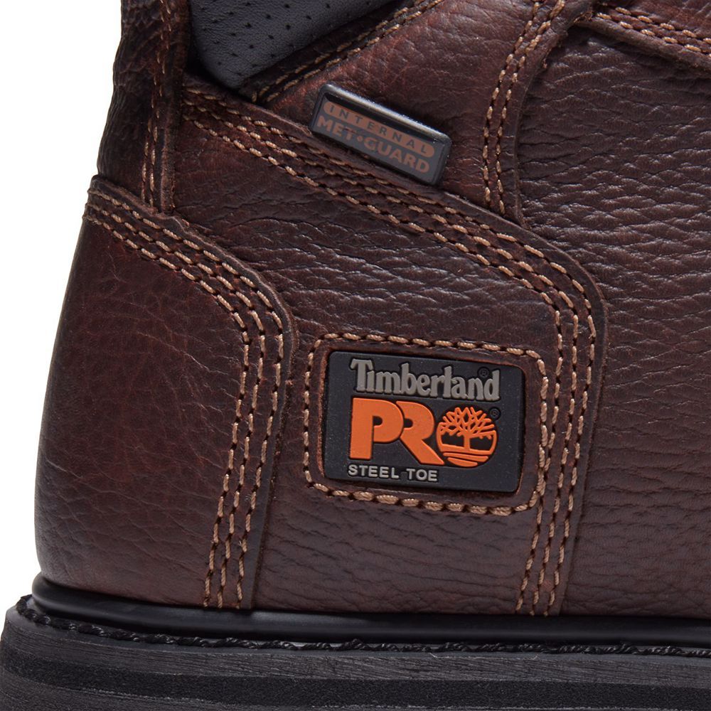 Timberland Mens Work Boots PRO® Flexshield Met Guard 6\" Steel Toe - Burgundy - India CA1620957